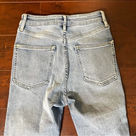 FREE PEOPLE We The Free Denim Skinny Jeans Midrise Size 26 - Picture 5 of 10